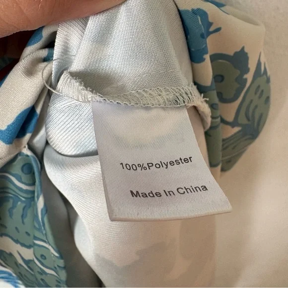 Tuckernuck Floral Blue and White Long Sleeve Dress - Picture 5 of 13